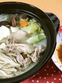 【美人レシピ】鶏の水炊き-レシピのメイン写真