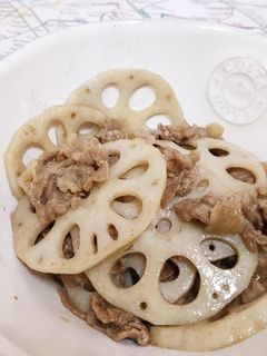 シャキシャキ蓮根と牛肉の甘辛炒め-レシピのメイン写真