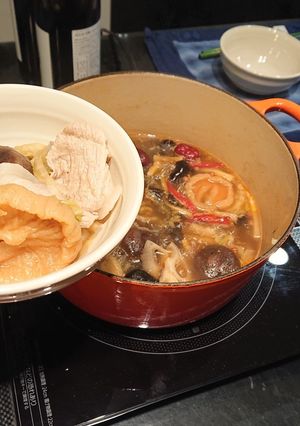 火鍋でへそ大根-レシピのメイン写真