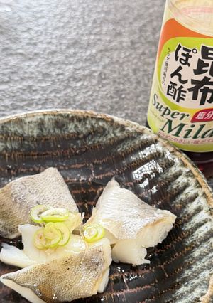 たらの酒蒸しぽん酢かけ-レシピのメイン写真