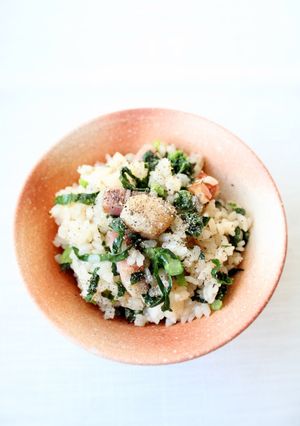 【大根葉とベーコンの混ぜご飯】菜飯-レシピのメイン写真