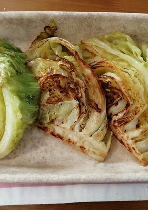 焼きキャベツ　#簡単　#大量消費　甘い！-レシピのメイン写真