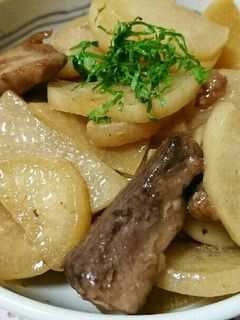大根とまぐろのバター醤油炒め-レシピのメイン写真