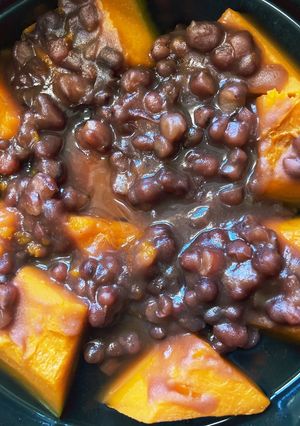 簡単　冬至かぼちゃ（かぼちゃのいとこ煮）-レシピのメイン写真