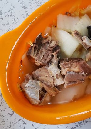 超簡単！生姜香るとろとろ白菜と鯖缶蒸し-レシピのメイン写真