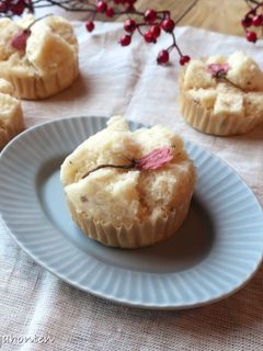 ひなまつりに!あま酒桜蒸しパン-レシピのメイン写真
