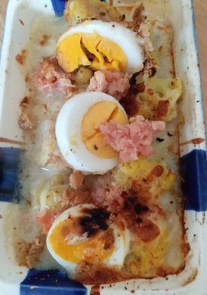 カリフラワーの明太子グラタン-レシピのメイン写真
