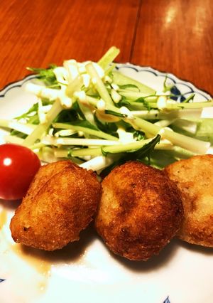 里芋の煮物リメイクコロッケ-レシピのメイン写真
