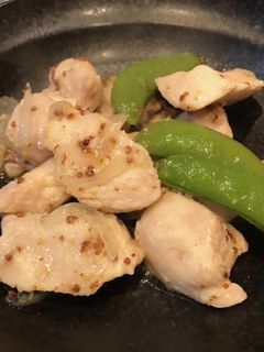 鶏とスナップエンドウのハニーマスタード炒-レシピのメイン写真
