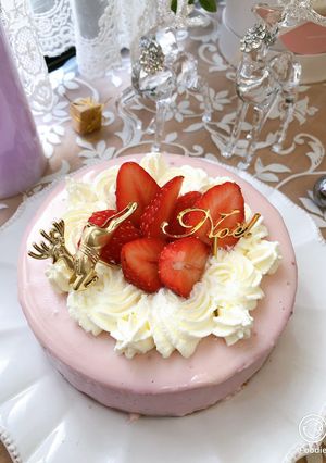 ラズベリーのムースケーキ-レシピのメイン写真