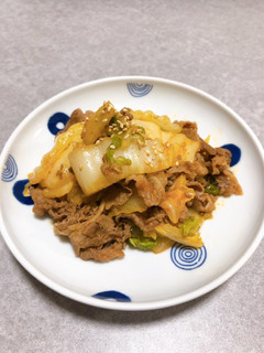 牛肉と白菜のコチュジャン煮-レシピのメイン写真