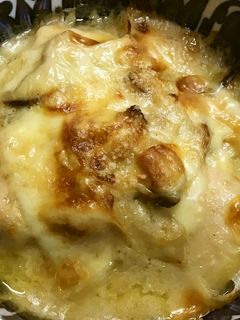 鶏むね肉のクリーム煮&チーズ焼き-レシピのメイン写真