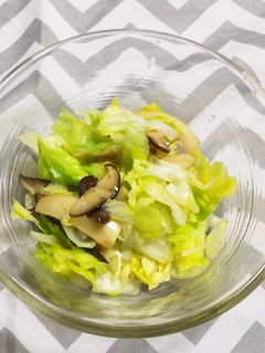秋です!きのことレタスのサラダ-レシピのメイン写真