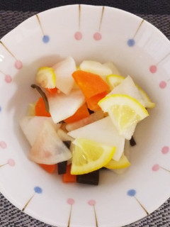 大根とレモンの甘酢漬け-レシピのメイン写真