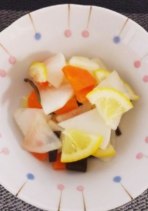 大根とレモンの甘酢漬け-レシピのメイン写真