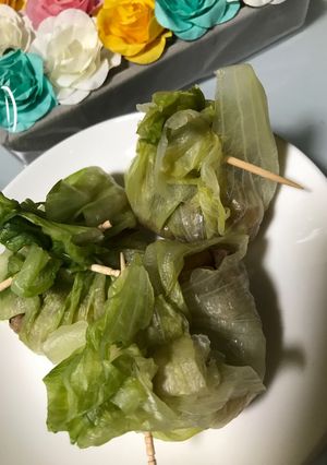 豚肉のレタス包み-レシピのメイン写真