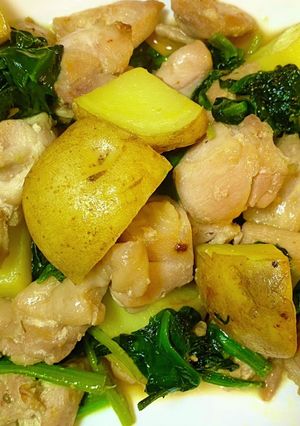 じゃがいもと鶏肉のバター醤油炒め-レシピのメイン写真