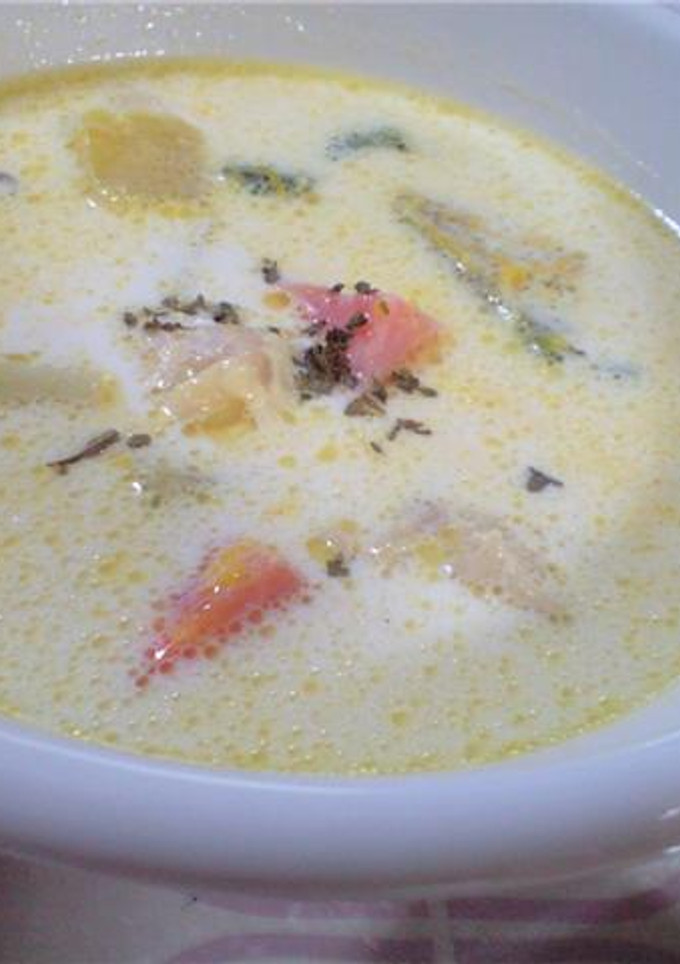 108簡単　根菜のミルク煮-レシピのメイン写真