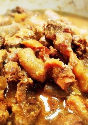 【圧力鍋】どて焼き(牛すじの煮込み)-レシピのメイン写真