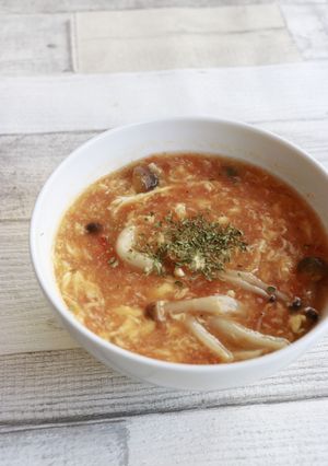 酸辣湯（サンラータン）スープ-レシピのメイン写真