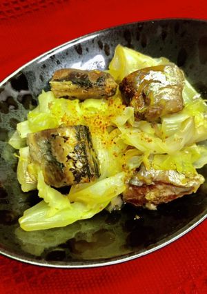 いわし缶とキャベツのおかず煮物-レシピのメイン写真