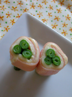 お弁当に✿インゲンをクルクルっと♪-レシピのメイン写真