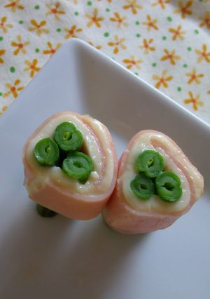 お弁当に✿インゲンをクルクルっと♪-レシピのメイン写真
