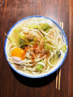 ★牡蠣と卵でかきたまご饂飩★-レシピのメイン写真