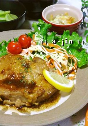 鶏もも肉のソテー山賊焼き風-レシピのメイン写真