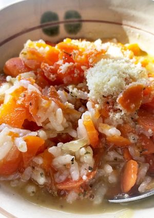 にんじんリゾット-レシピのメイン写真