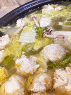 お鍋やスープに美味しい簡単鶏団子♩⑅*♡-レシピのメイン写真