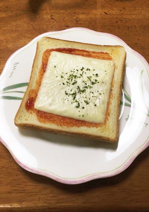 チーズ&ケチャップトースト-レシピのメイン写真