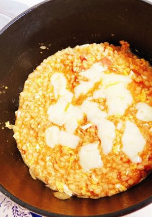 もち麦のトマトチーズリゾット-レシピのメイン写真