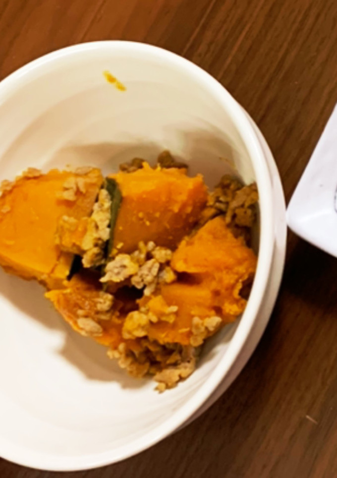 かぼちゃのそぼろ煮-レシピのメイン写真