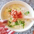 からだにやさしい。鮭と卵のオートミール粥