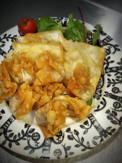 チーズ包みの揚げワンタン(*≧∀≦*)-レシピのメイン写真