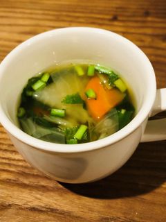 【学校給食】七草スープ-レシピのメイン写真