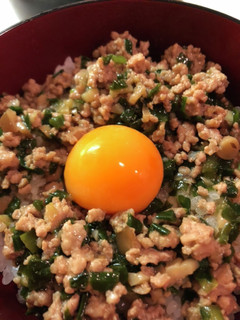 スピードメニュー♪ ニラ玉そぼろ丼-レシピのメイン写真
