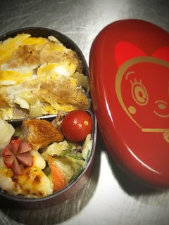 ノアちゃんのカツ丼と野菜炒め弁当-レシピのメイン写真