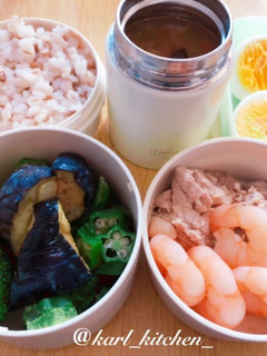 簡単スーパー大麦中華丼スープジャー弁当-レシピのメイン写真