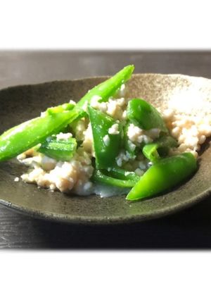 スナップエンドウ<美味しい茹で方と和物>-レシピのメイン写真