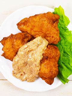 ☆唐揚げ・かつおマヨソース☆-レシピのメイン写真