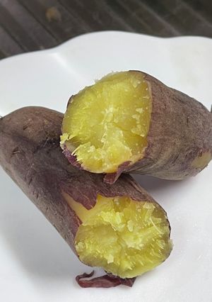 レンジで、ホクホク簡単焼き芋-レシピのメイン写真