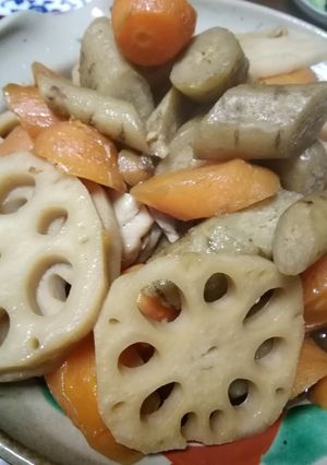 材料4つの時短筑前煮-レシピのメイン写真