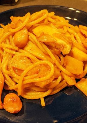 サクサクじゃがいもナポリタン-レシピのメイン写真