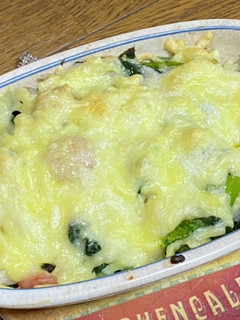 ほうれん草とソーセージでご飯のチーズ焼き-レシピのメイン写真