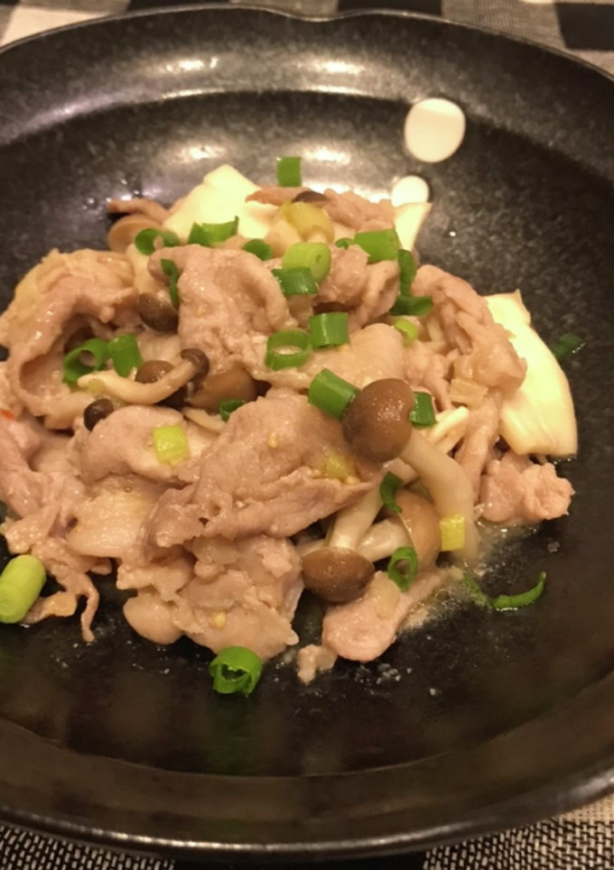 豚こまときのこのピリ辛味噌炒め-レシピのメイン写真