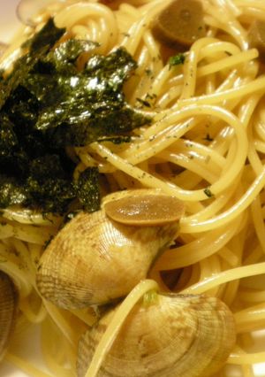 大葉にんにく醤油でボンゴレパスタ♪-レシピのメイン写真
