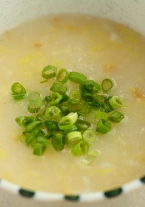 米粉でとろみ!ネギと生姜の簡単中華スープ-レシピのメイン写真