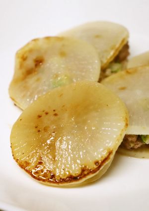 ヘルシー♪美味♪大根餃子★白菜漬け入り-レシピのメイン写真
